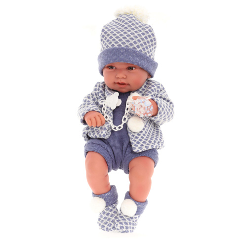 50035 Кукла пупс Анжело в голубом, 42 см, винил
