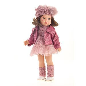 28121 Кукла девочка Дженни в розовом, 45 см, виниловая