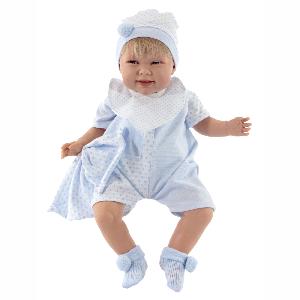 2001 Кукла Мартин в голубом, озвученная (мама, папа, смех), 52 см