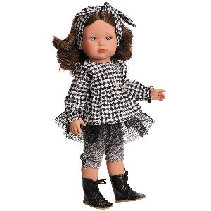 28224 Кукла Белла в чёрном платье, 45 см, виниловая