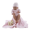 8120P_S20 Кукла реборн младенец Фуенсанта в розовом, 40 см, мягконабивная