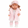 2249P Кукла модель Фермина в розовом, 38 см, виниловая из винила