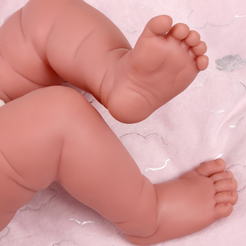 33112 Кукла младенец Паула в розовом, 40 см, мягконабивная