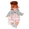 13145 Кукла озвученная Ава в сером, 30 см, плачет, мягконабивная
