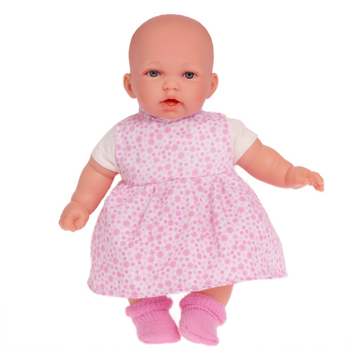 12022 Кукла озвученная Азалия в ярко-розовом, 27 см, говорит / смеётся, мягконабивная