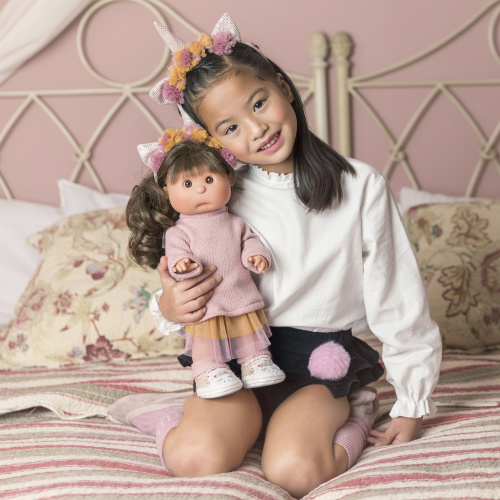 23102 Кукла девочка Ирис в образе единорога, 38 см, виниловая