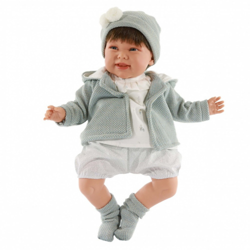 2003G Кукла Макарена в серой курточке, озвученная (мама, папа, смех), 52 см