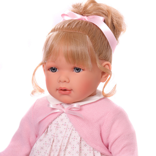 1825 Кукла модель Зои в розовом, 52 см, мягконабивная