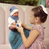3303 Кукла младенец Пол в синем, 40 см, мягконабивная