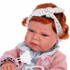 5076 Кукла пупс Элис в розовом, 42 см, виниловая
