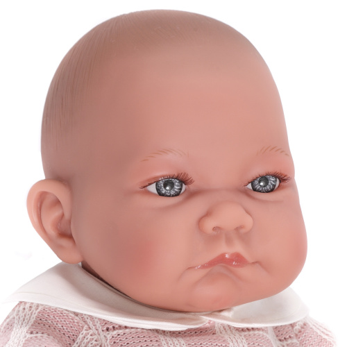 5046P Кукла пупс Дафна в розовом, 42 см, виниловая из винила