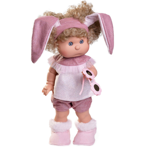 23309 Кукла девочка Ирис в образе зайчика, 38 см, виниловая