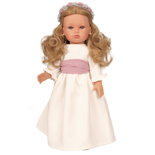 28223 Кукла Белла Первое причастие, блондинка, 45 см, виниловая