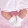 1786P Кукла озвученная Айна в розовом, 29 см, лепечет, мягконабивная