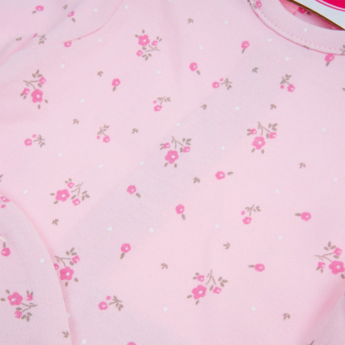 0147Z-5 Пижама розовая в цветочек (для кукол высотой 40 см)