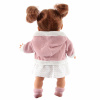 1332P Кукла озвученная Ника в розовом, 30 см, плачет, мягконабивная
