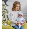 3391B Кукла младенец Дольче в голубом, 40 см, мягконабивная