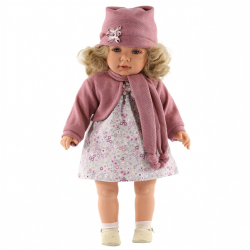 1828 Кукла Абрил в розовом, 55см