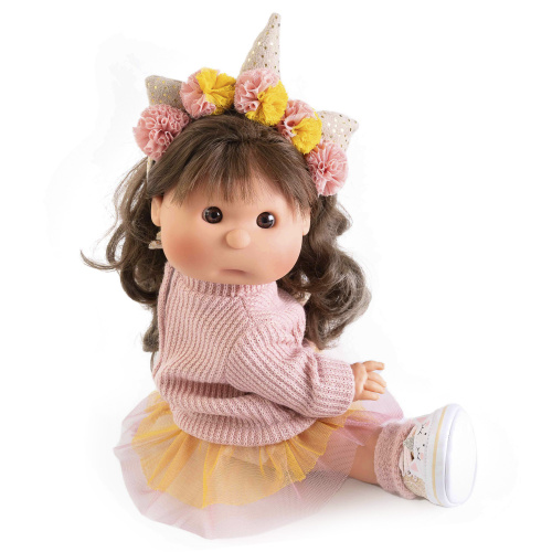 23102 Кукла девочка Ирис в образе единорога, 38 см, виниловая