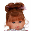 1343 Кукла озвученная Клара в фиолетовом, 30 см, плачет, мягконабивная