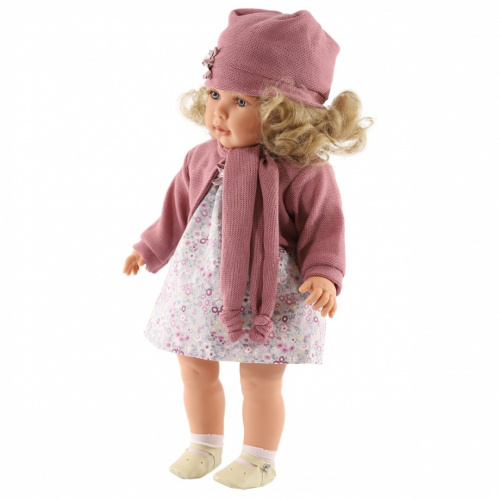1828 Кукла Абрил в розовом, 55см