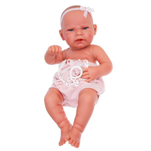 5082 Кукла пупс Соня в розовом, 42 см, виниловая