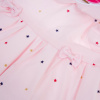 0142Z-31 Розовое платье звёздочки (для кукол высотой 42см)