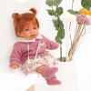 12136 Кукла озвученная Эмма в розовом, 27 см, говорит/смеётся, мягконабивная