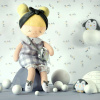 90547 Коляска для кукол прогулочная, высота ручки 55 см, и кукла 36 см, серия «Пингвиненок Пипо»