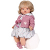1671Bl Кукла озвученная Изабелла в темно-розовом, 42 см, плачет, мягконабивная